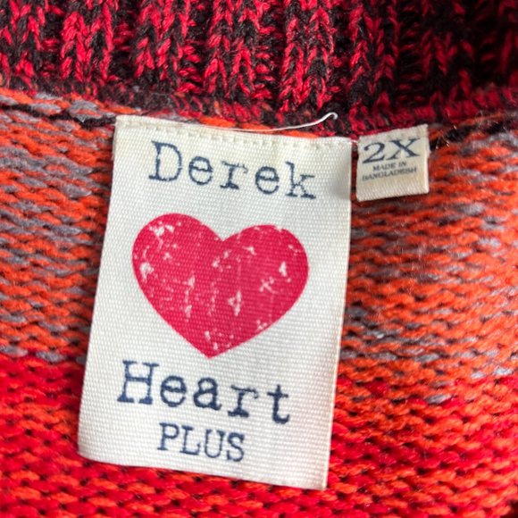 πDerek Heart Knitted Warm Long Sleeves Dress with Cable Pattern - Picture 12 of 14